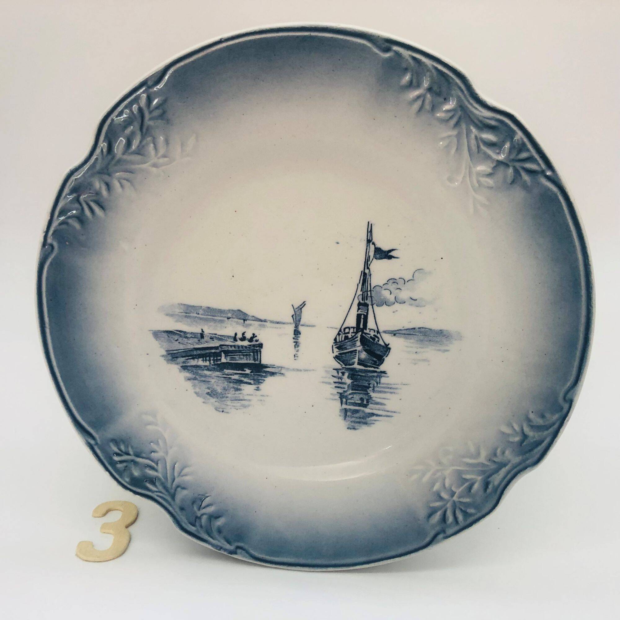 6 "Orchies Nord France" Plates, Marine Model