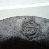 Vintage metal snake ashtray