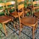 Lot of 6 Horgen-Glaris bistro chairs from the 40s