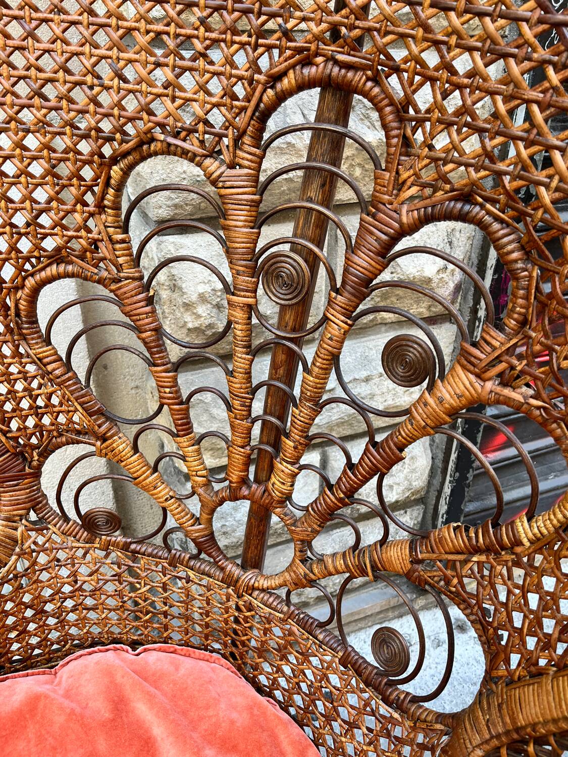 “Emmanuelle” rattan armchair, 1970