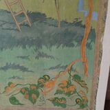 Huile sur toile montée sur châssis