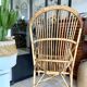 Old vintage rattan chair