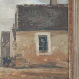 Oil on canvas, Brittany, Breton school, HR, 19th century