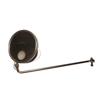 Miroir Brot année 40/50 pivotant sur long bras articulé de 40cm