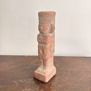 Ancient Atlantean Sculpture from Tula, Toltec Mexico, Terracotta Pottery