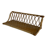 Rattan shelf from the 60s