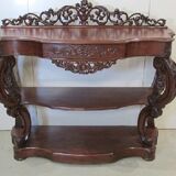 Mahogany Napoleon III console