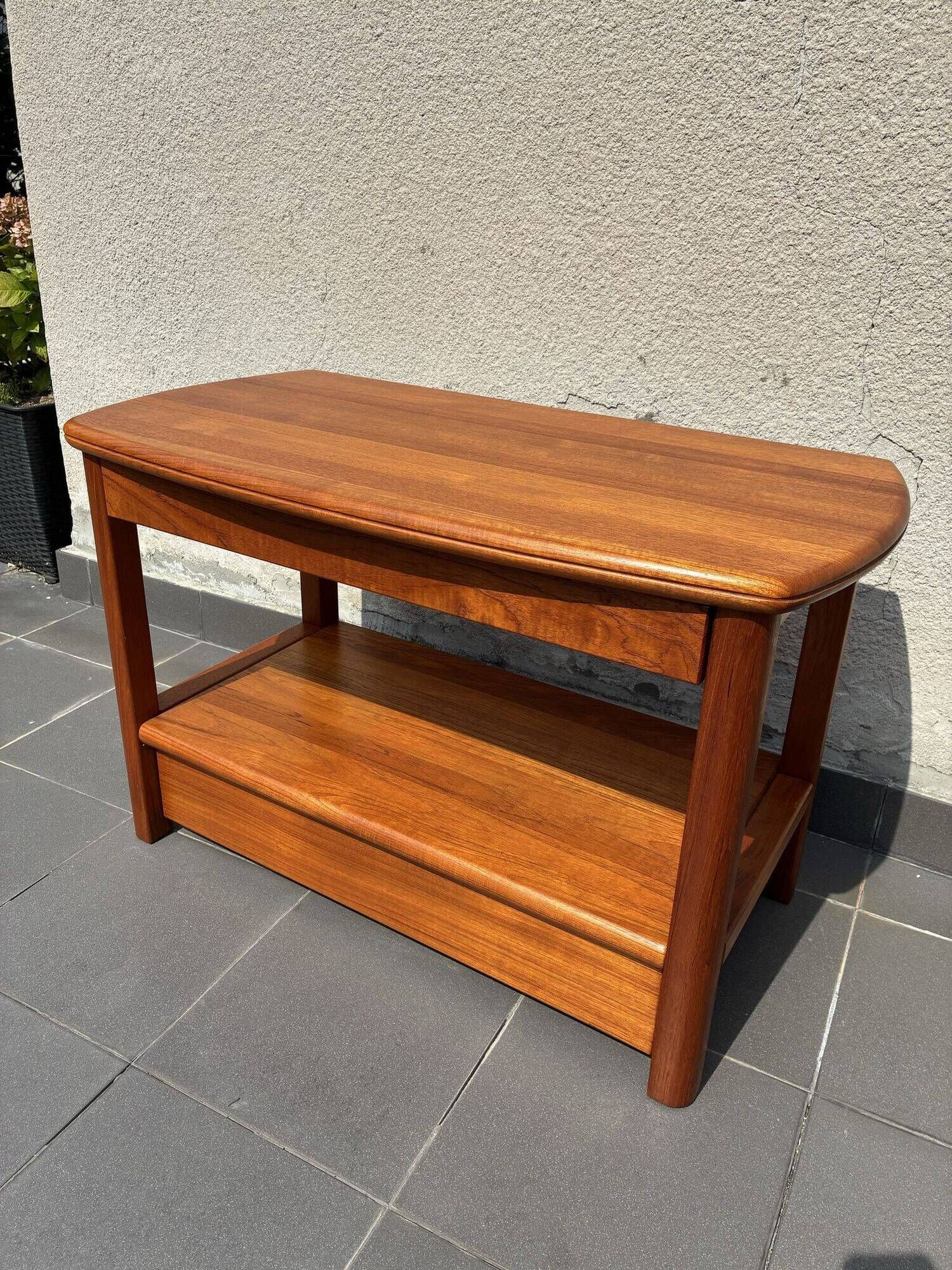 Sailing Stolefabrik teak coffee table with drawers, Denmark, 1960s