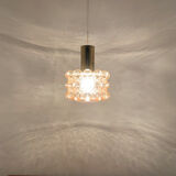Bubble glass pendant lamp by Helena Tynell for Glashütte Limburg