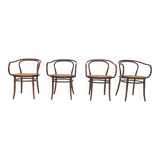 Set of 4 Ligna arm chairs model 209, Czechoslovakia 1970's