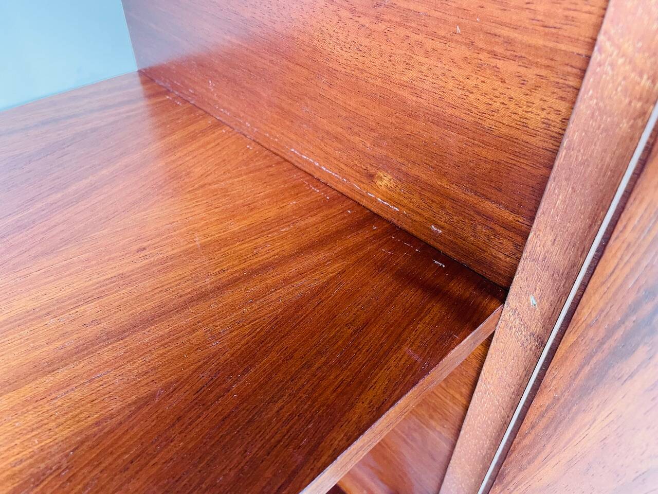 Low buffet, vintage teak storage unit by Hulsta, circa 1970s.