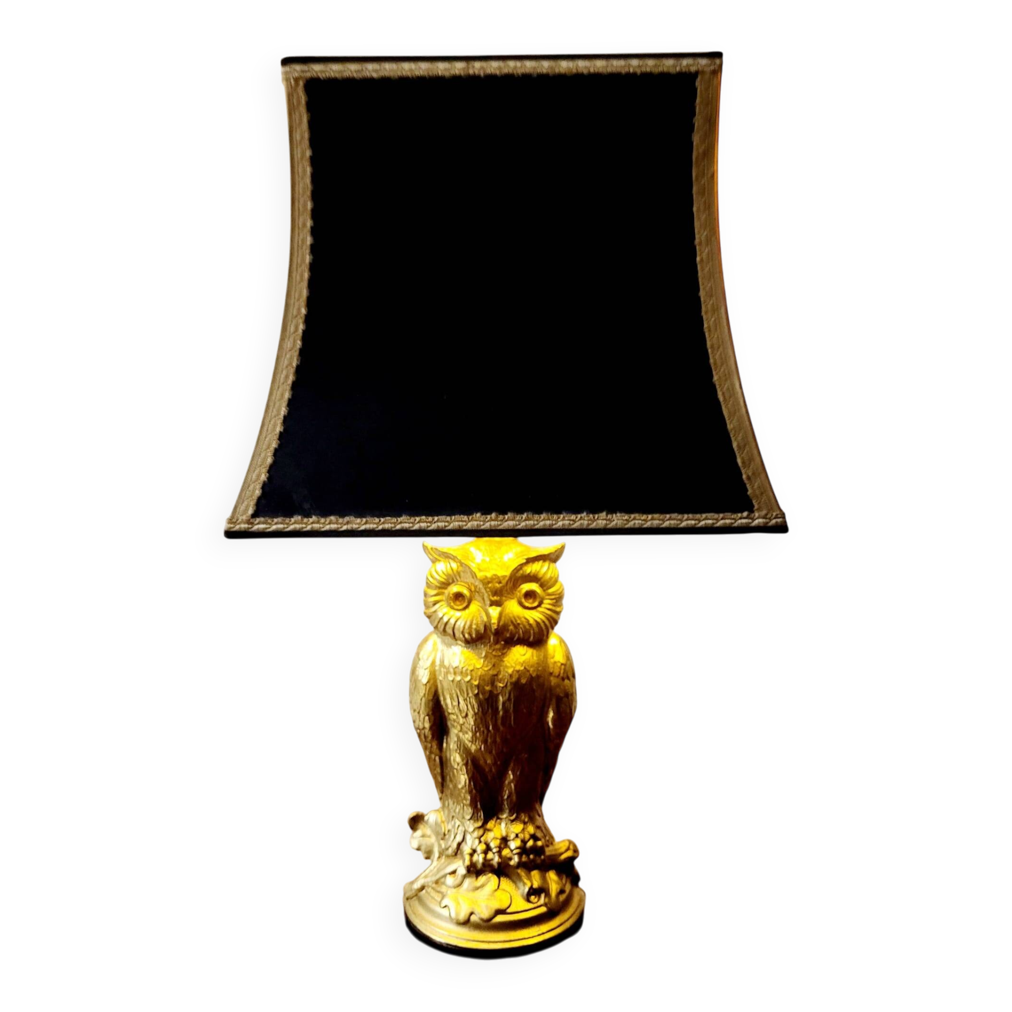Vintage uilenlamp Deknudt (belgië), L&L WMC – Loevsky & Loevsky, gesigneerd