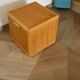 Woven rattan chest, wood and bamboo, 1980s