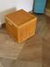 Woven rattan chest, wood and bamboo, 1980s