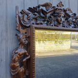 Mirror from an ancient castle, carved in Neo-Renaissance style.