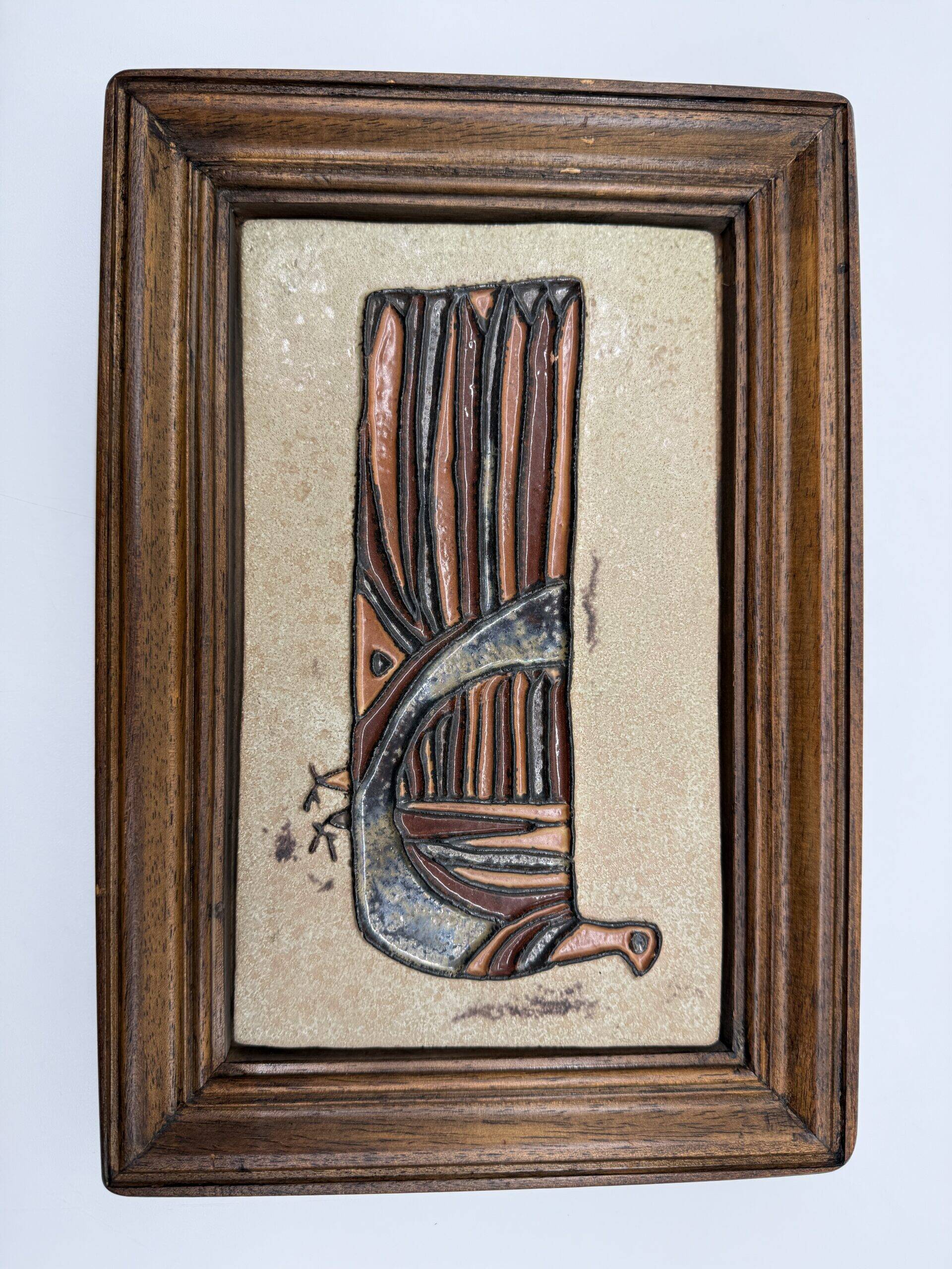 Céramique murale Roland Zobel – “Les Cyclades”, Anduze 1970s