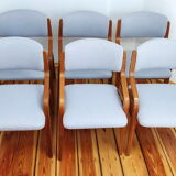 Set of Six Chairs by L. Volák for Dřevopodnik Holešov, Czechoslovakia, 1960s