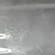 Set of 3 antique champagne flutes in engraved crystal