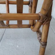 Rattan magazine rack