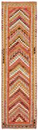 Turkish Handwoven Vintage Herki Kilim 92 cm x 320 cm