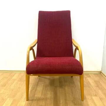 Retro TON armchairs by Antonín Šuman, bentwood, 1960s