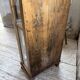 19th-century English pine display cabinet