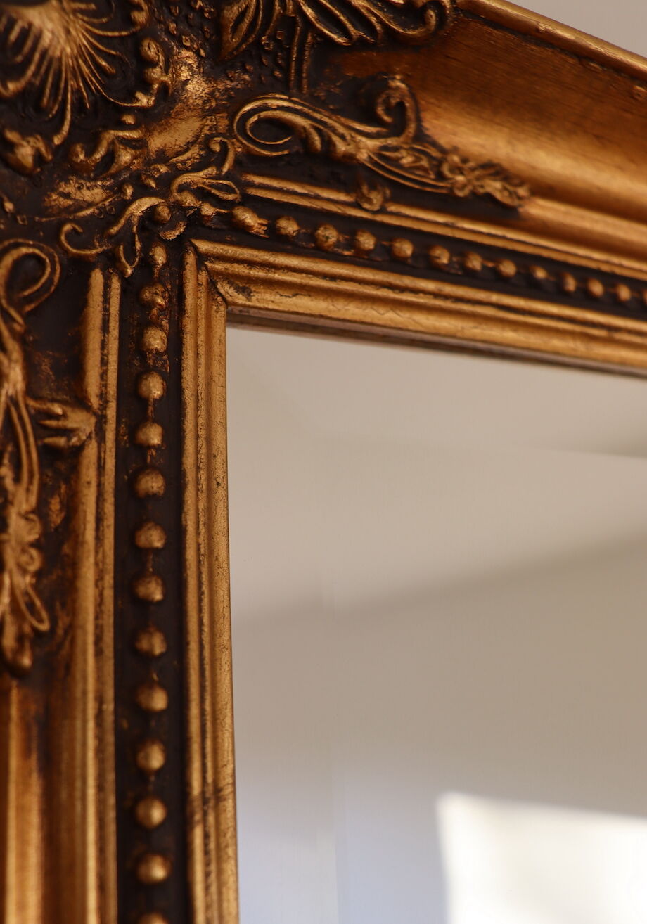 Large rectangular mirror in Louis XV style 147x85cm