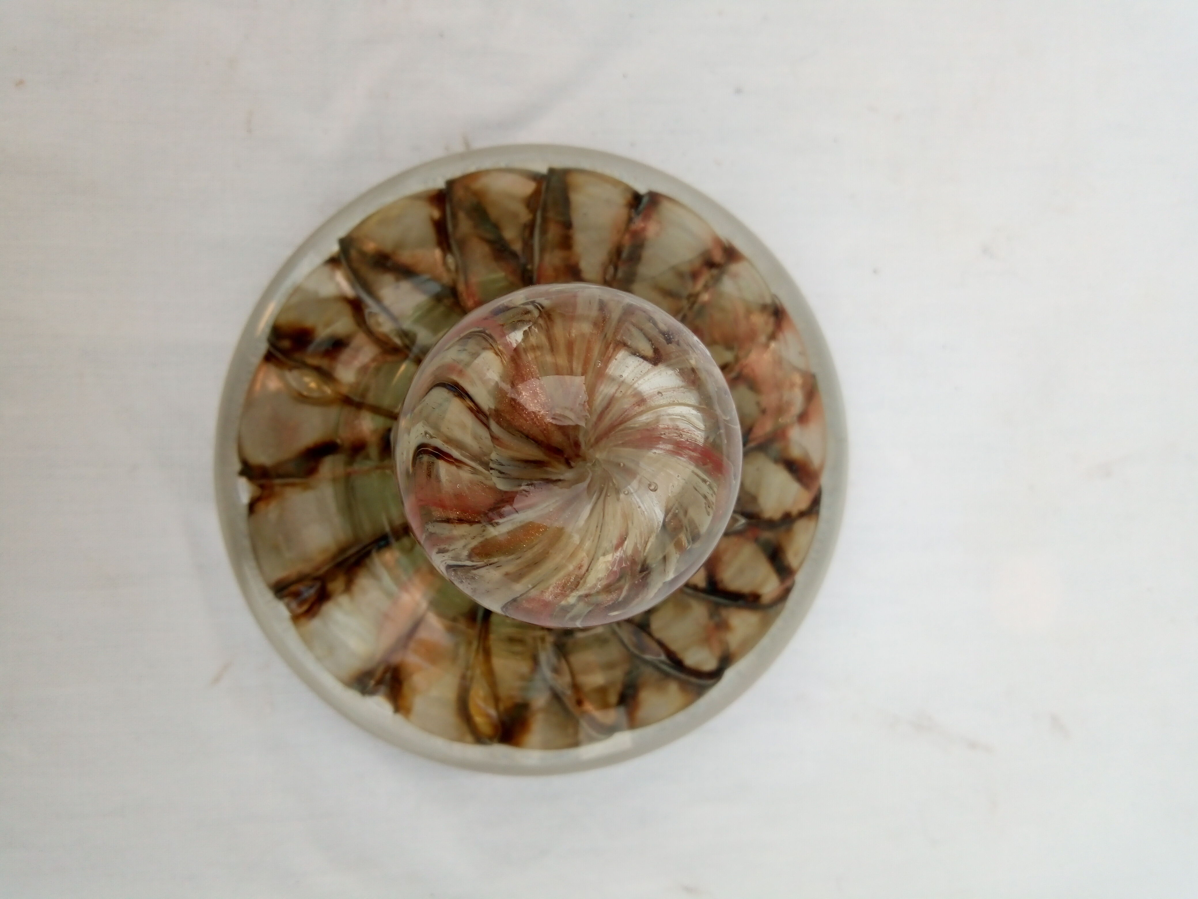 Jar covered with Murano glass in the 50s