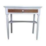 White white chic country style console