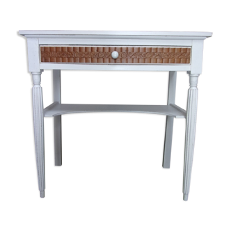 Console blanche de style campagne chic