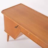 Swedish Modern maple low board/dressing table, 1960’s