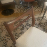 Series of 6 Danish teak chairs 60s
