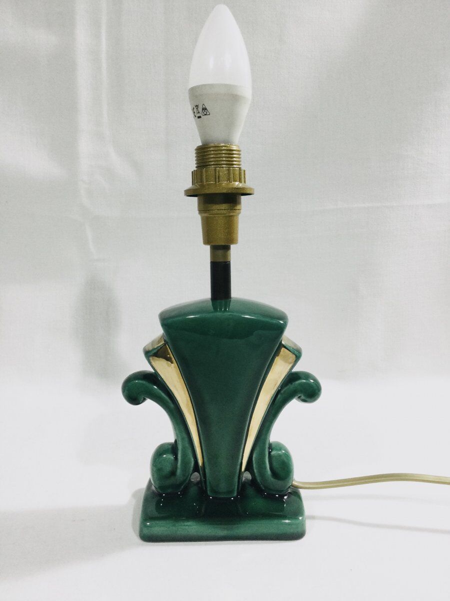 Pair of art deco lamps