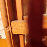 Set of 4 vintage wooden folding chairs