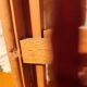 Set of 4 vintage wooden folding chairs