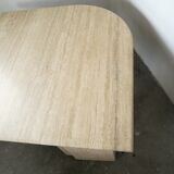 Coffee table in travertine