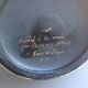 Vase boule en terre cuite peinte signé Georges Baud Golfe Juan