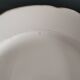 Set of 6 Villeroy and Boch flat plates in ivory color and gold edging