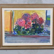 Arthur Yngve Nilsson, Swedish Modern Painting, 1960s, Oil on Canvas