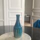 Vase vintage scandinave bleu