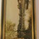 Painting "The Pond of Ville D'Avray" (19th) reproduction Jean Baptiste Corot