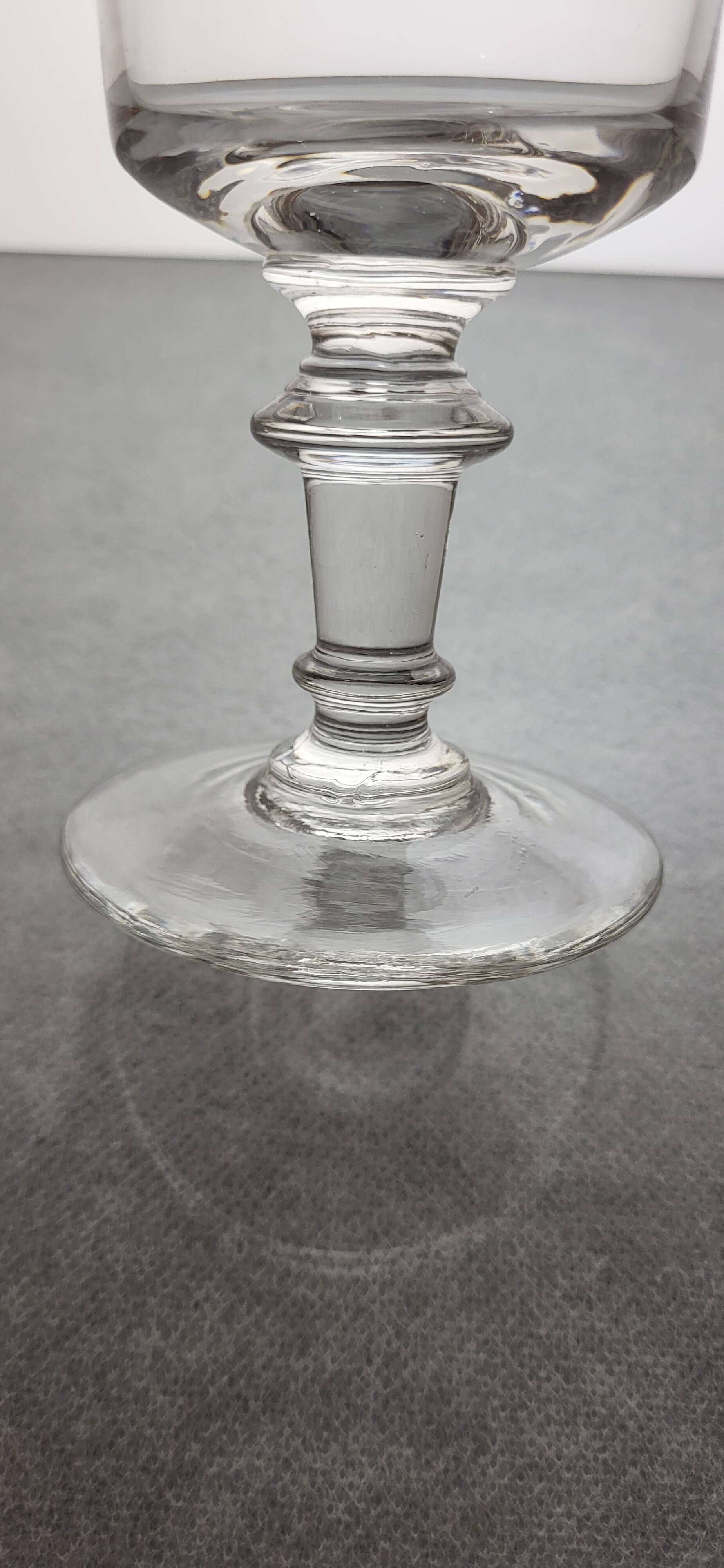 6 verres à eau / vin, XIXème