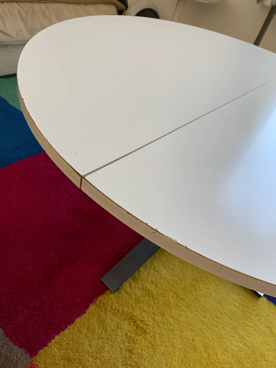 70s retractable coffee table