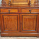 Buffet Saint Hubert of napoleon III period in mahogany