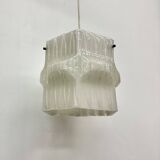 Mid-Century ice lucite pendant lamp , 1970s