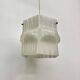 Mid-Century ice lucite pendant lamp , 1970s