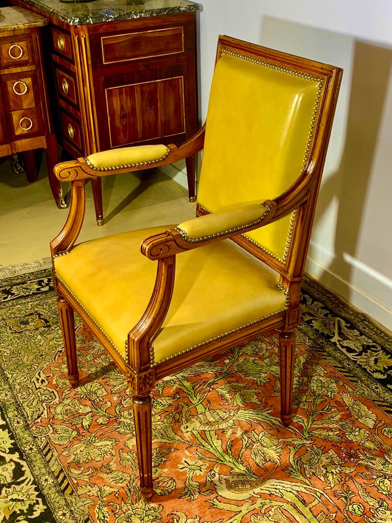 Louis XVI style office armchair