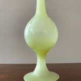 Soliflore in opaline yellow glass