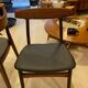 Paire de chaise Henning Kjaernulf pour Bruno Hansen, Danemark, 1960