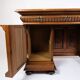 Antique Desk With Small Cabinet Made In Walnut From 1860s